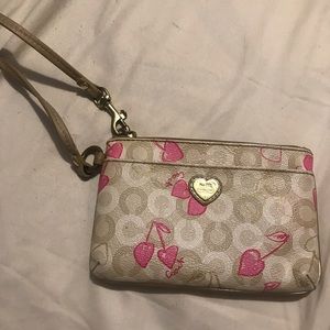 mini coach wristlet